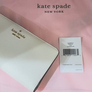 Kate Spade Lg Darcy Parchment Bifold Wallet